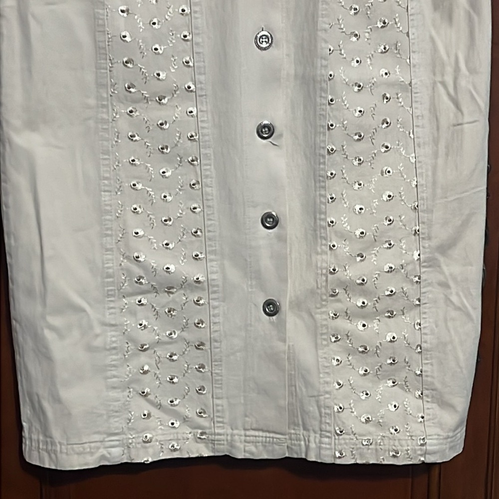 BENTINI beige button down shirt dress Size EU 42 = US 6 NEW w/o tags - Picture 5 of 8